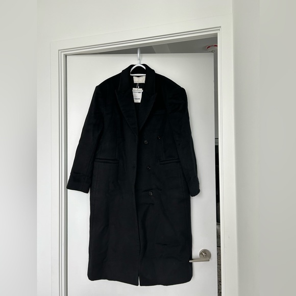 Oak + Fort Oversized Wool Blend Coat NWT - Picture 5 of 6